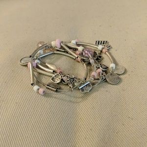 NWOT Multi string charm bracelt